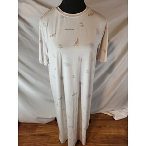 Gelato Pique OSFA Animal Print Shirt Dress